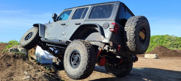 Jeep wrangler black in color tested