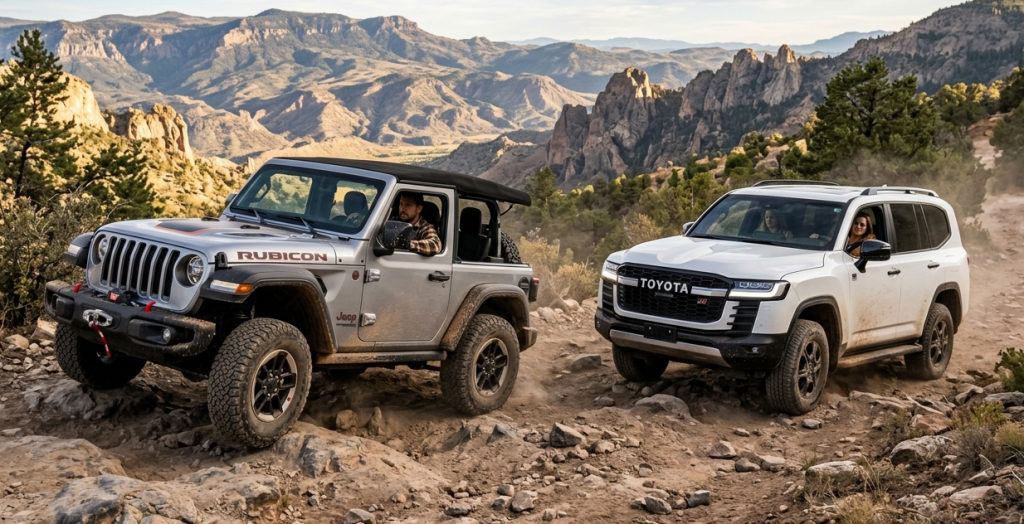 Jeep wrangler &Toyota Land cruiser